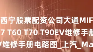 西宁股票配资公司大通MIFA9大家7 T60 T70 T90EV维修手册电路图_上汽_Max_诊断